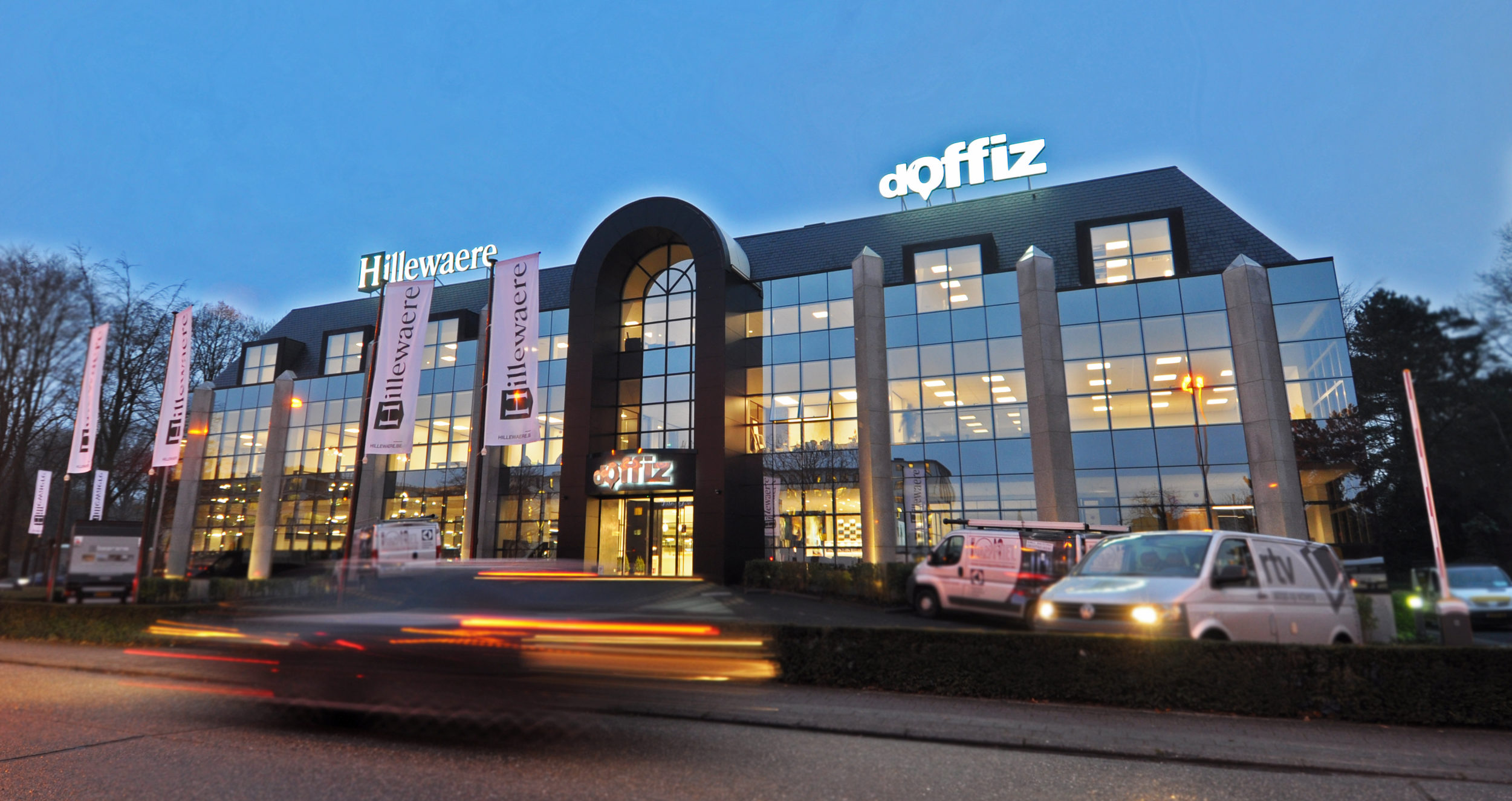 d'Offiz Business Center aan de Parklaan in Turnhout